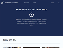Tablet Screenshot of iraqmemory.com
